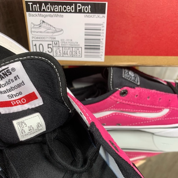 ❤️ VANS TNT ADVANCED PROT black/magneta/white - Picture 7 of 8